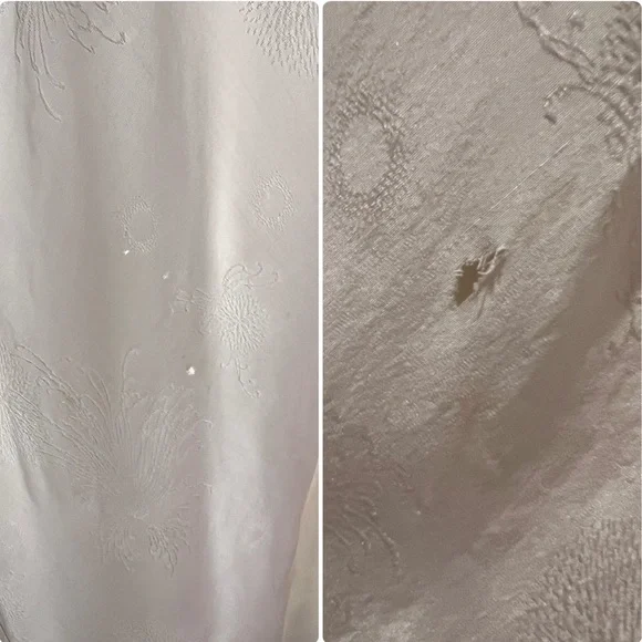 Antique C1900s ‘City of Paris’ San Francisco L’Elegance Silk night slip gown - Picture 13 of 16